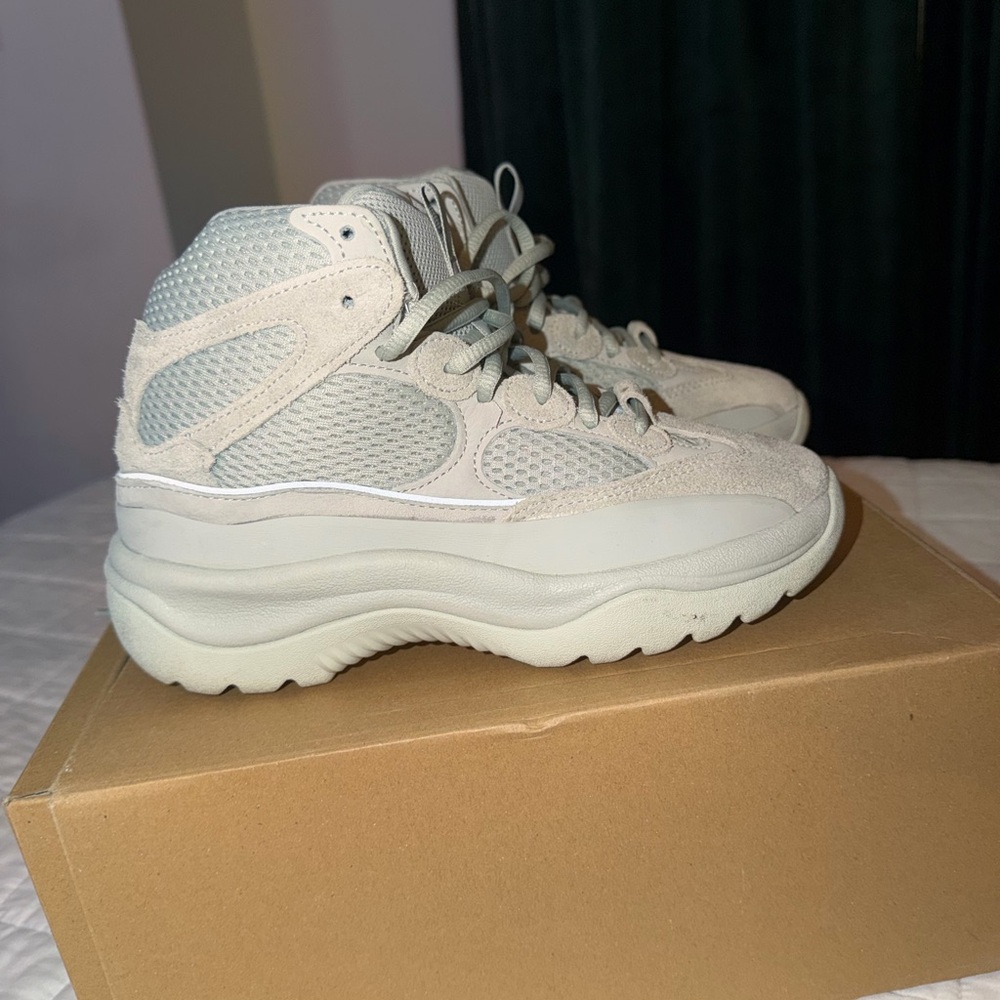 Yeezy Cream High-Top Boots